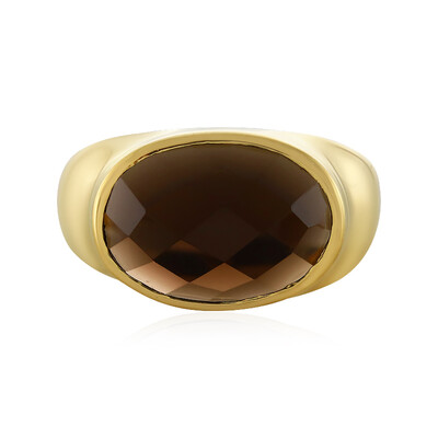Smoky Quartz Silver Ring
