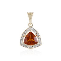 9K Madeira Citrine Gold Pendant
