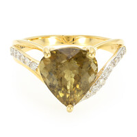 18K Cuprian Tourmaline Gold Ring (AMAYANI)