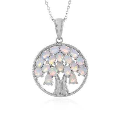 Welo Opal Silver Necklace