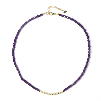 Zambian Amethyst Silver Necklace