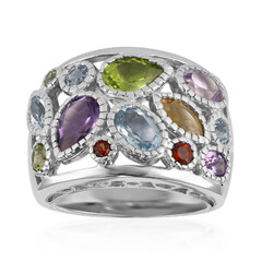 Rose de France Amethyst Silver Ring