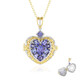 Tanzanite Silver Necklace (Gems en Vogue)