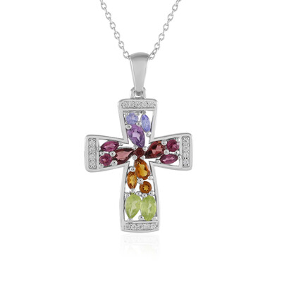 Madeira Citrine Silver Necklace