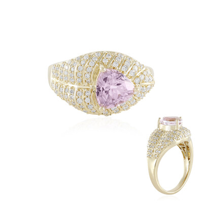 14K Patroke Kunzite Gold Ring (de Melo)