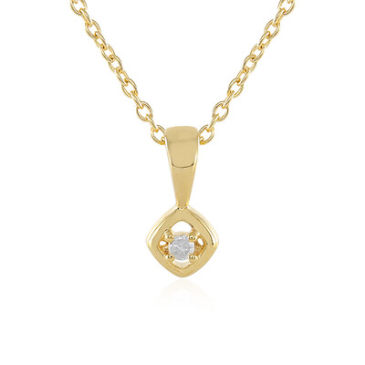 I3 (J) Diamond Silver Necklace