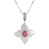 Pink Topaz Silver Necklace (Dallas Prince Designs)