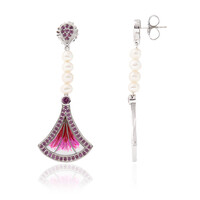 Freshwater pearl Silver Earrings (Dallas Prince Designs)