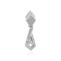 I2 (I) Diamond Silver Pendant