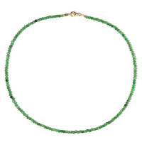 Tanzanian Tsavorite Silver Necklace