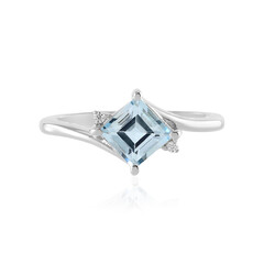 Sky Blue Topaz Silver Ring