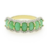 Imperial Chrysoprase Silver Ring
