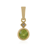 9K Sphene Gold Pendant