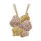 18K Pink Sapphire Gold Necklace (CIRARI)