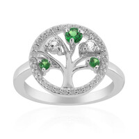 Tanzanian Tsavorite Silver Ring