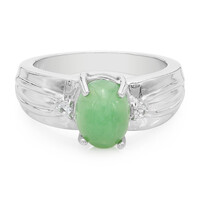 Imperial Chrysoprase Silver Ring