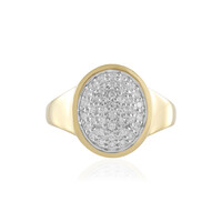 9K SI2 (H) Diamond Gold Ring (de Melo)