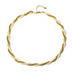 Golden Hematite Silver Necklace