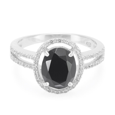 Black Onyx Silver Ring