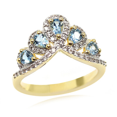 Ofiki Aquamarine Silver Ring