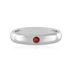 Tanzanian Ruby Silver Ring