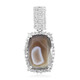 Botswana Agate Silver Pendant