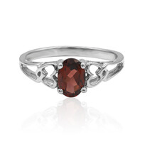 Mozambique Garnet Silver Ring