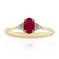 10K AAA Mozambique Ruby Gold Ring