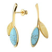 Turquoise Silver Earrings