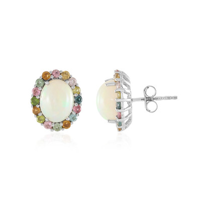Welo Opal Silver Earrings
