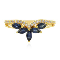 Madagascar Blue Sapphire Silver Ring