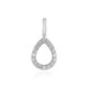 Zircon Silver Pendant