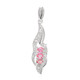 Padparadscha Sapphire Silver Pendant