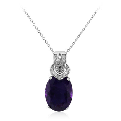 Moroccan Amethyst Silver Necklace