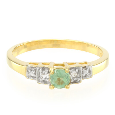 Mint Kyanite Silver Ring