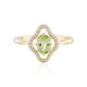 9K Grossular Garnet Gold Ring