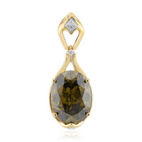 9K Bulgarian Sphalerite Gold Pendant