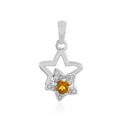 Citrine Silver Pendant