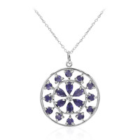 Iolite Silver Necklace