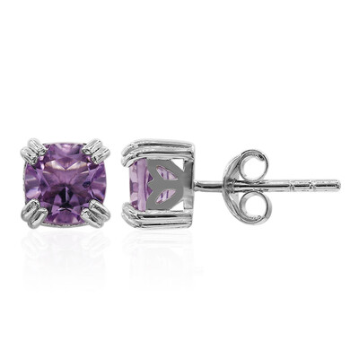 Amethyst Silver Earrings