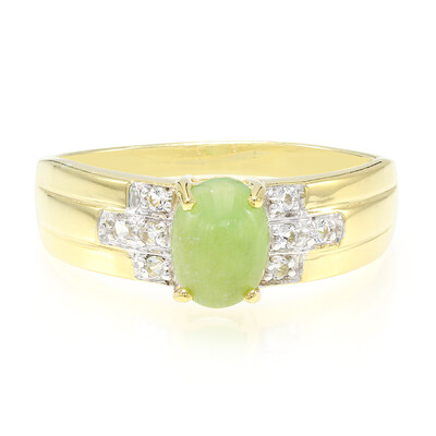 Imperial Chrysoprase Silver Ring