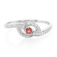 Padparadscha Sapphire Silver Ring