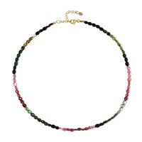 Fancy Tourmaline Silver Necklace