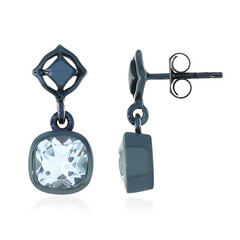 Sky Blue Topaz Silver Earrings