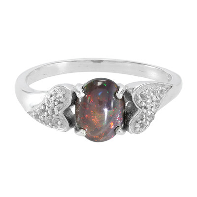 Mezezo Opal Silver Ring