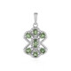 Green apatite Silver Pendant