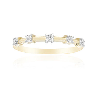 9K SI1 (G) Diamond Gold Ring (Annette)