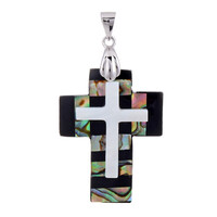 Abalone Shell Silver Pendant