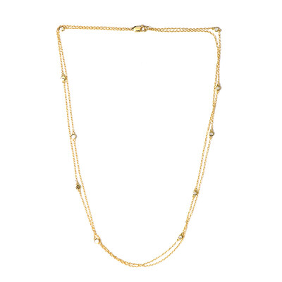 I3 (J) Diamond Silver Necklace