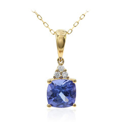 14K AAA Tanzanite Gold Necklace (CIRARI)